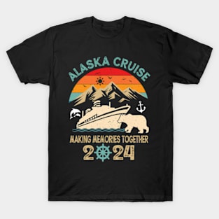 Alaska Cruise 2024 Making Memories Together T-Shirt